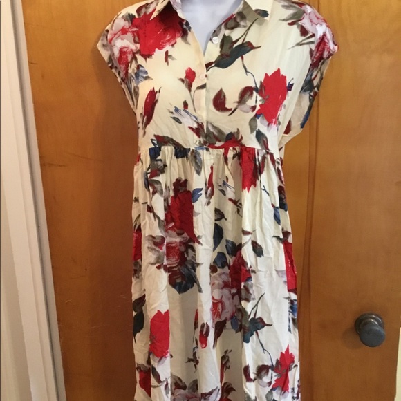 NEW FLORAL BABYDOLL DRESS - Picture 3 of 4